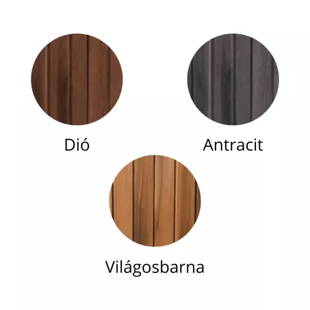 VitalSpa fa jakuzzi belépő barna, dió vagy antracit színben (21102)