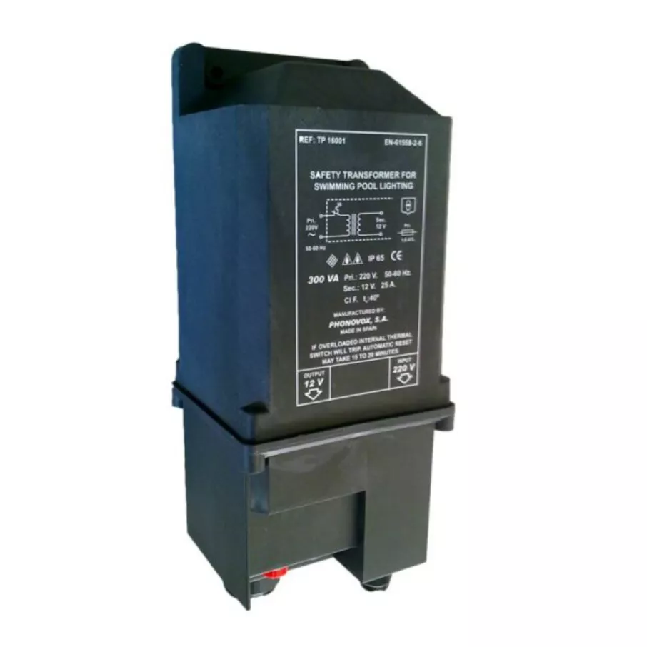 Transzformátor műanyagházban 230/12 V-100W (REF816)