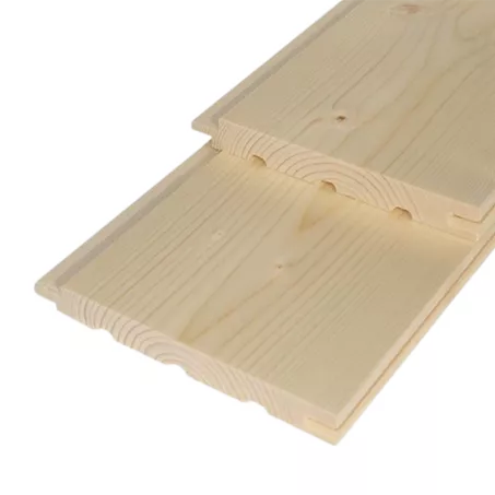 Csomós finn lucfenyő szauna lambéria STS profil A osztály 15x120mm - 240cm (T0506-070-240)