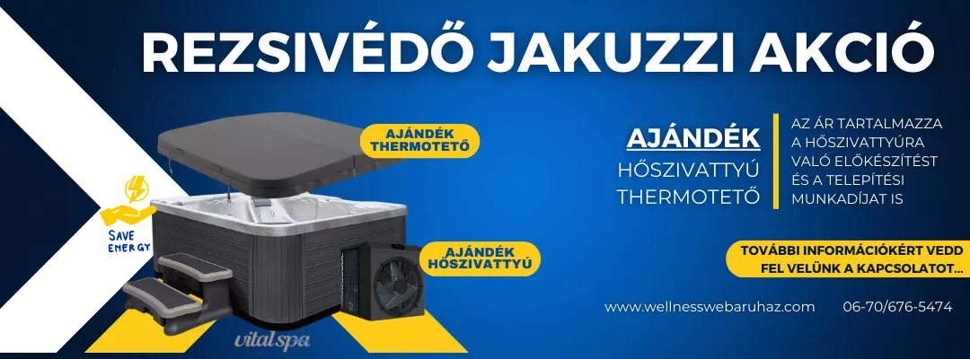 Rezsivédő jakuzzi akció
